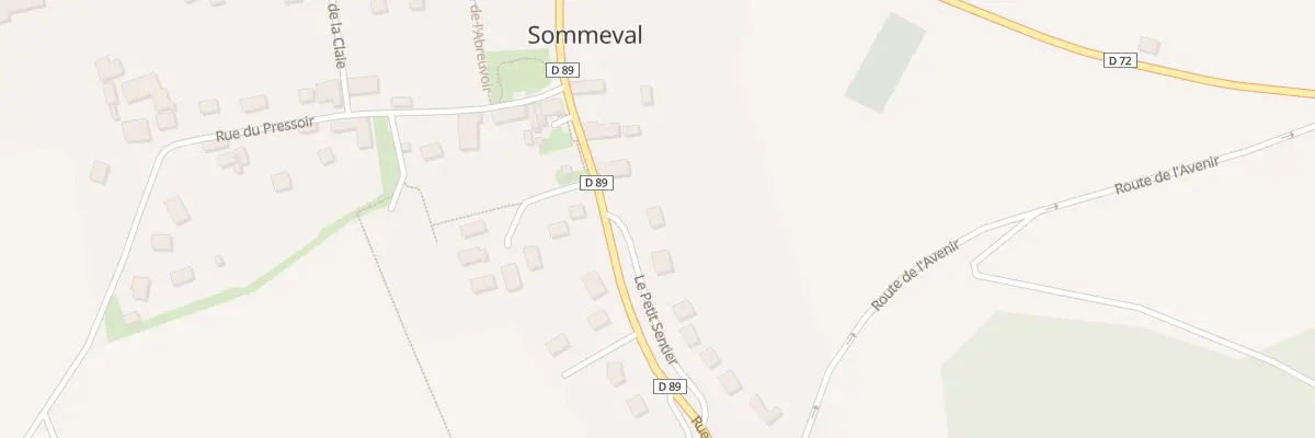 Plan du 105 Le Petit Sentier à Sommeval