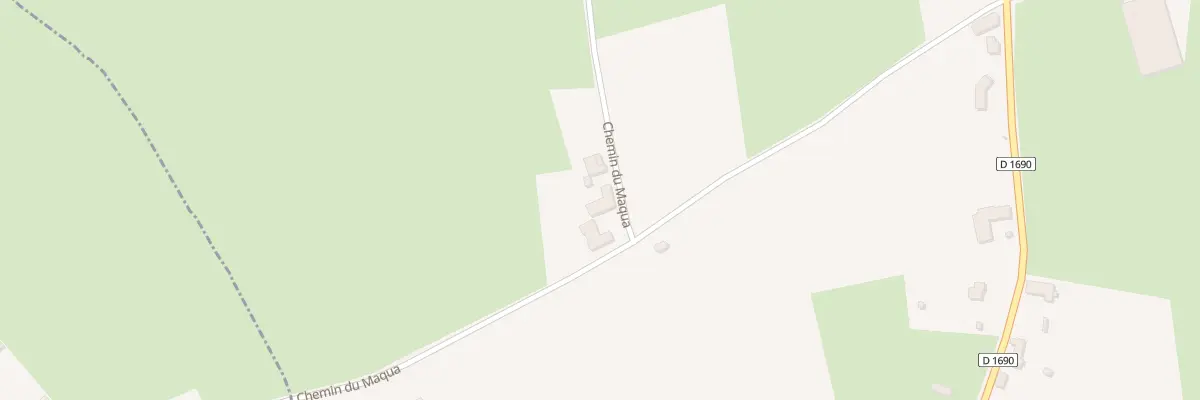 Plan du 2B Che du Maqua à Rocquigny