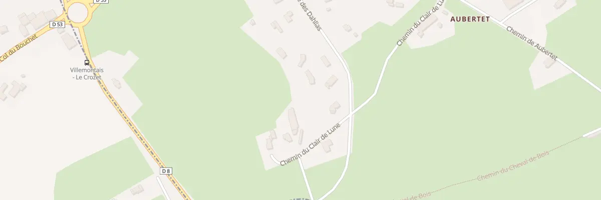 Plan du 708A Che du Clair de Lune à Lentigny
