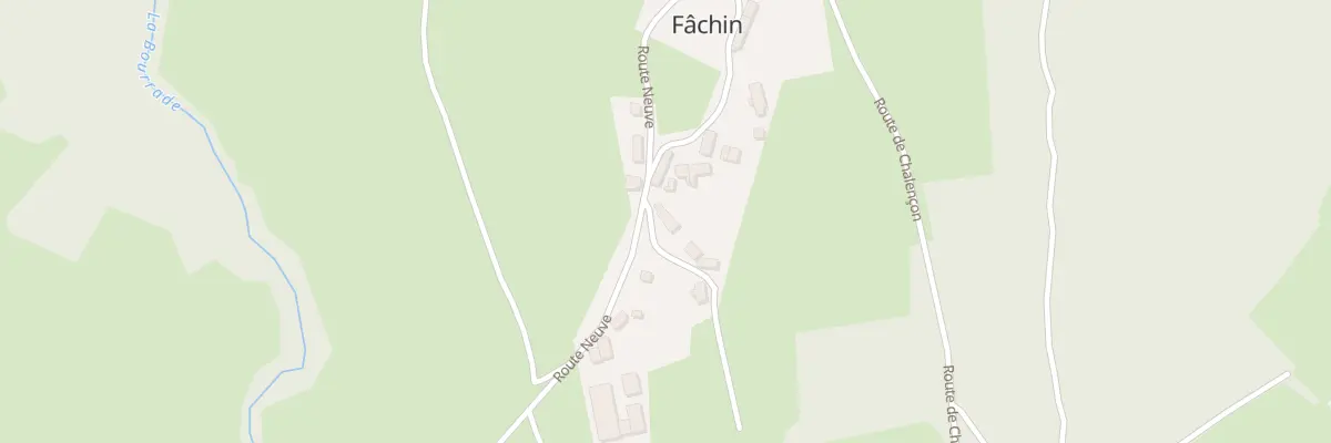 Plan du 28 Le Bourg à Fâchin