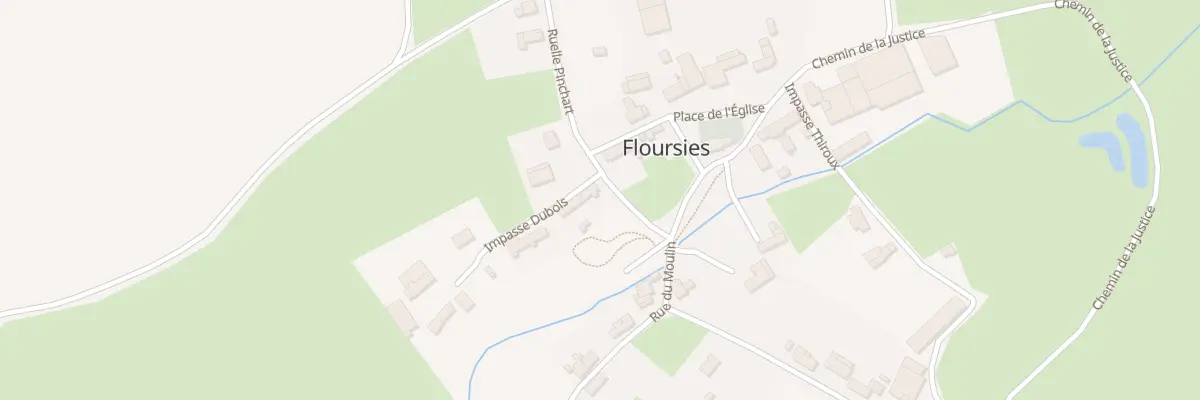 Plan du 13 Pl de l’Eglise à Floursies