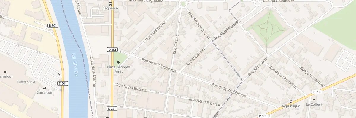 Plan du 18 Rue Carnot à Magenta