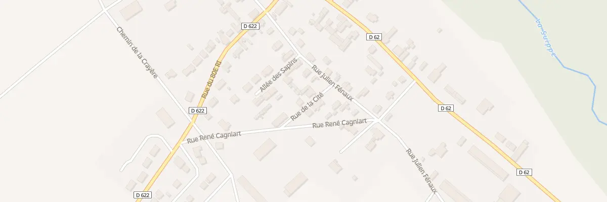 Plan du 4 Rue de la Cité à Aguilcourt