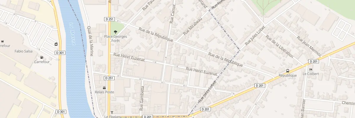 Plan du 13T Rue Henri Euzenat à Magenta