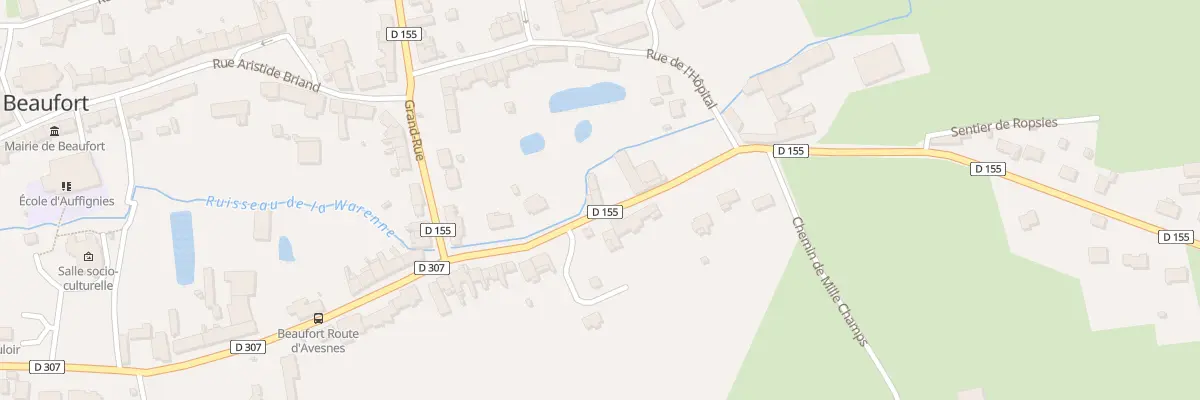 Plan du 5 Che de Wattignies à Beaufort