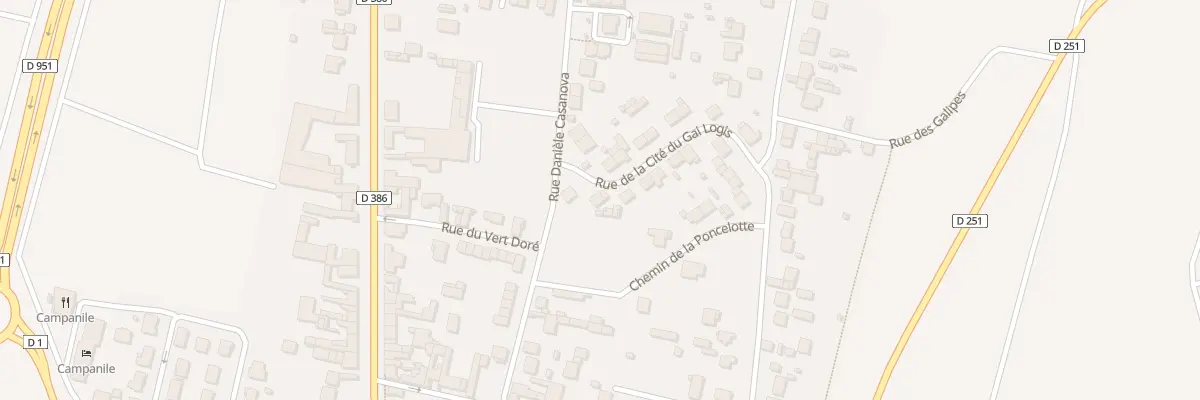 Plan du 34 Rue de la Cite du Gai Logis à Dizy