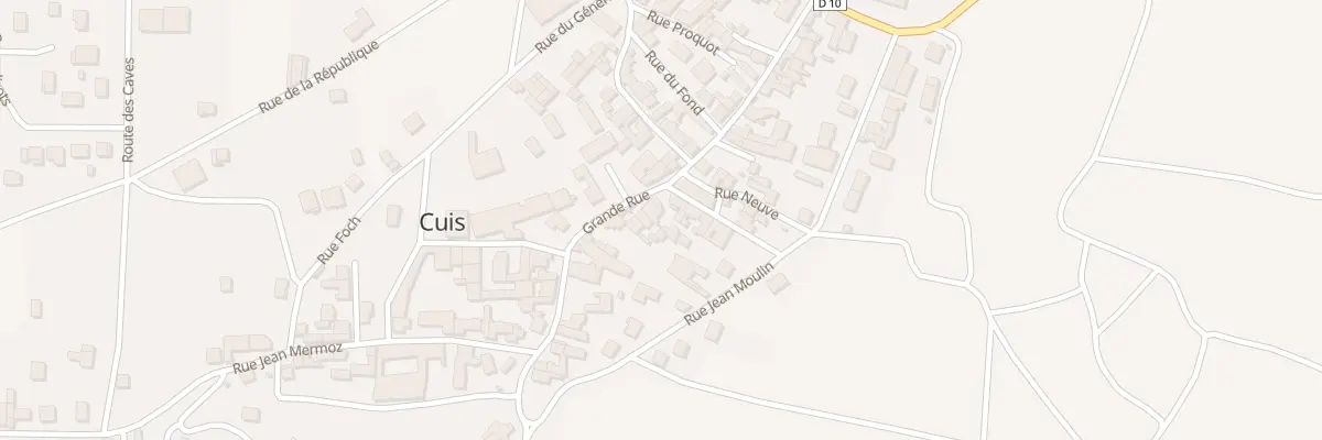 Plan du 23 Gr Grande Rue à Cuis