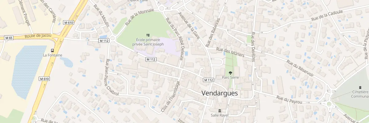 Plan du 16 Rue de la Fontaine à Vendargues