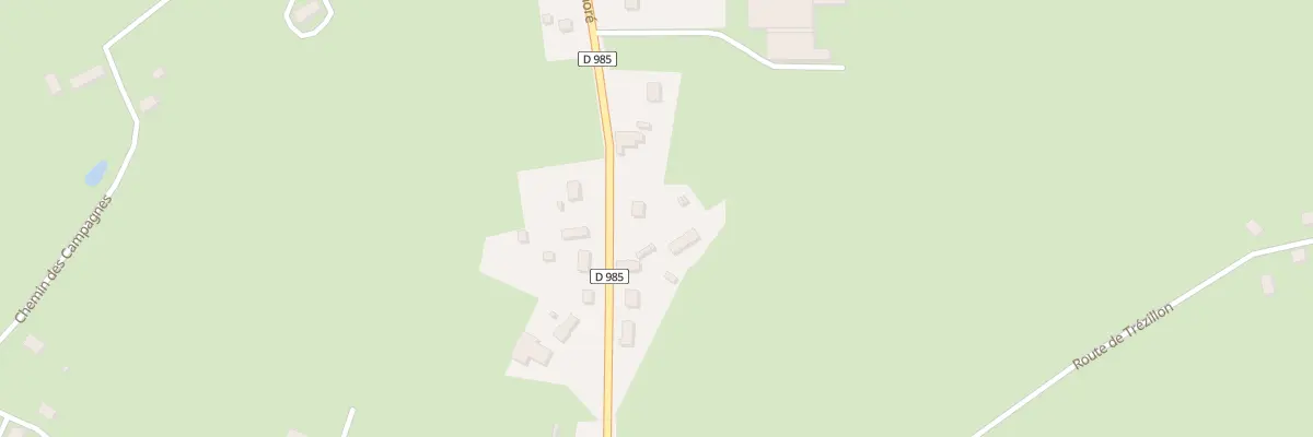 Plan du 10 Rte de Saint Honoré à Luzy