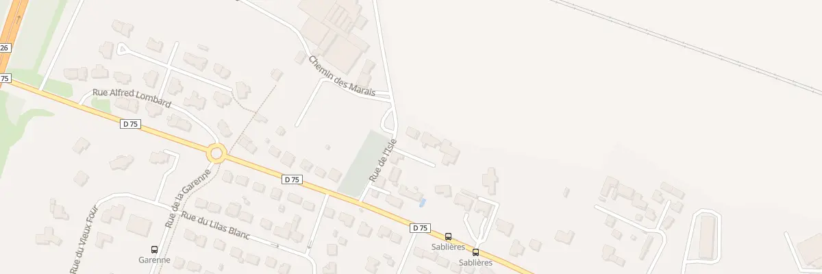 Plan du 10 Rue De L Isle à Champigny