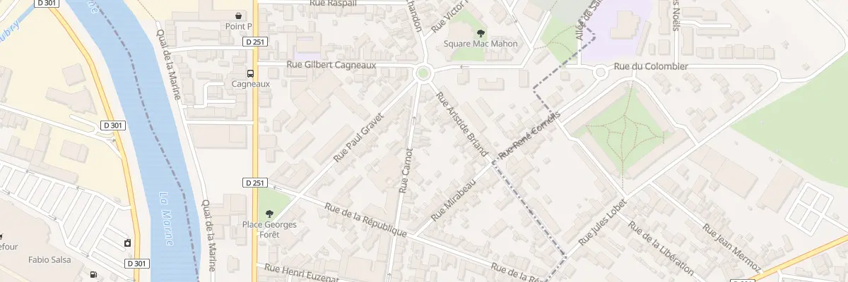 Plan du 30 Rue Carnot à Magenta