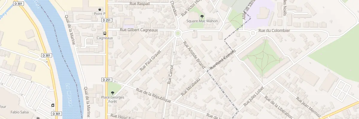 Plan du 32 Rue Carnot à Magenta