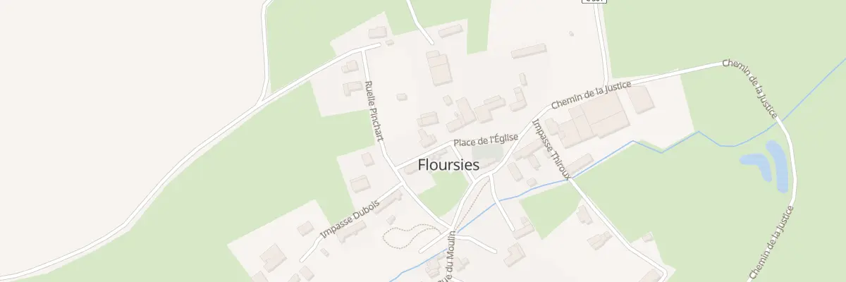 Plan du 8B Pl de l’Eglise à Floursies