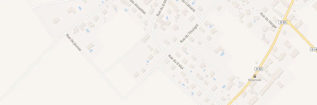 Plan du 12 Rue du Huit Mai 1945 à Torvilliers