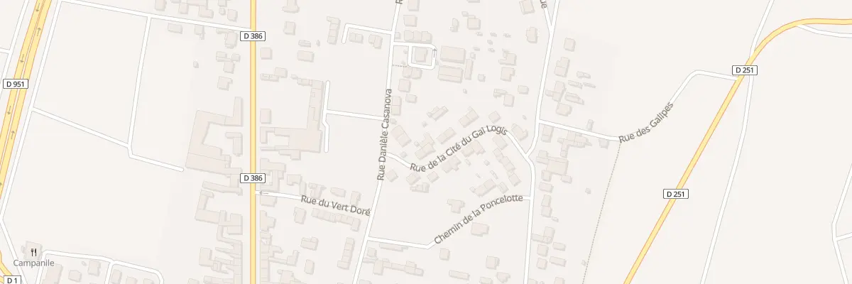 Plan du 63 Rue de la Cite du Gai Logis à Dizy