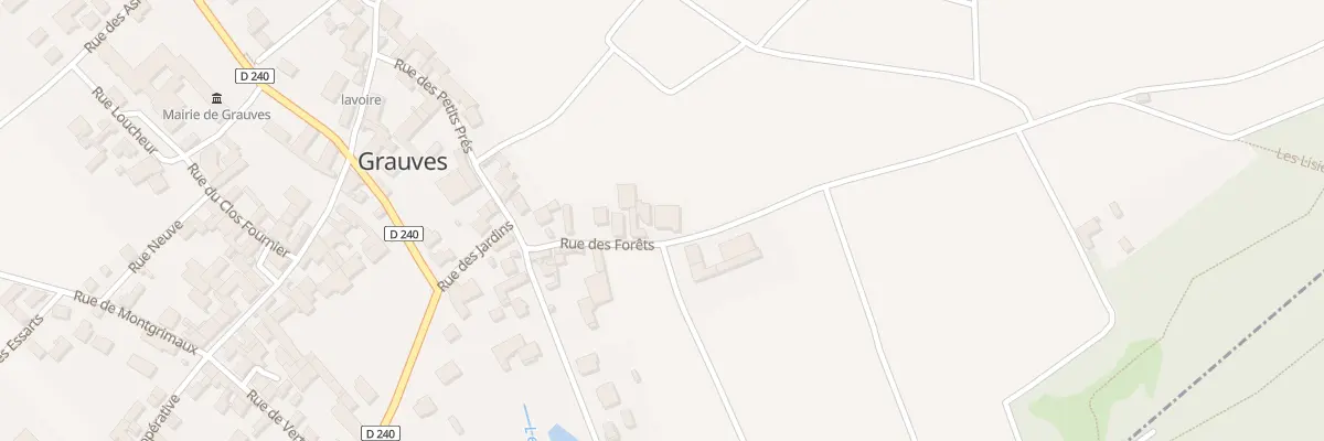 Plan du 7 Rue des Forets à Grauves