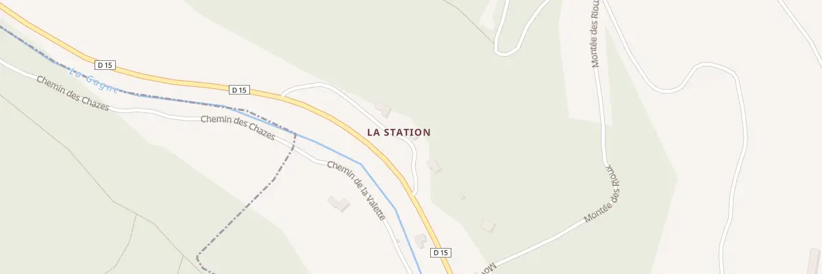 Plan du 3 La Station à Saint-Germain-Laprade