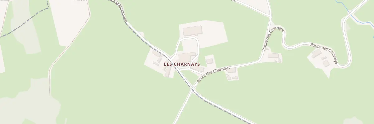 Plan du 5106 Les Charnays à Céron