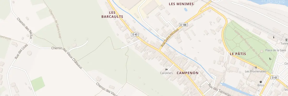 Plan du 153 Rue General Campenon à Tonnerre