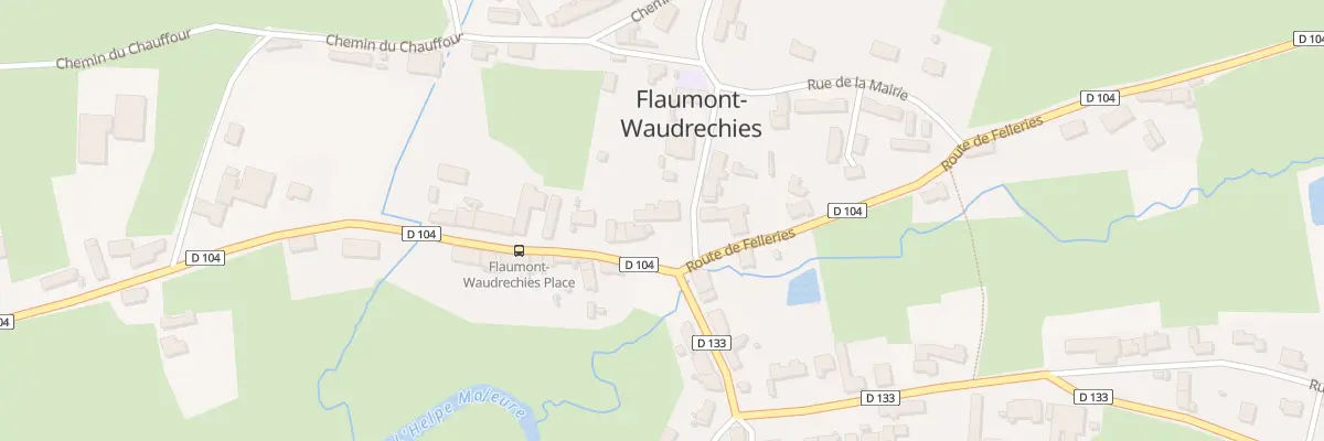 Plan du 4 Rue de la Place à Flaumont-Waudrechies