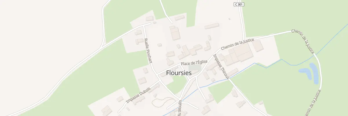 Plan du 8 Pl de l’Eglise à Floursies