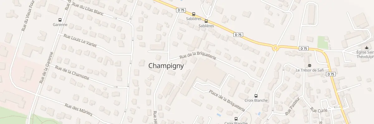 Plan du 5 Rue Henri Loilier à Champigny