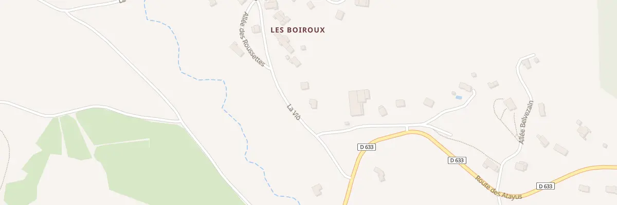 Plan du 33 Rue La Vio - Boiroux à Arsac-en-Velay