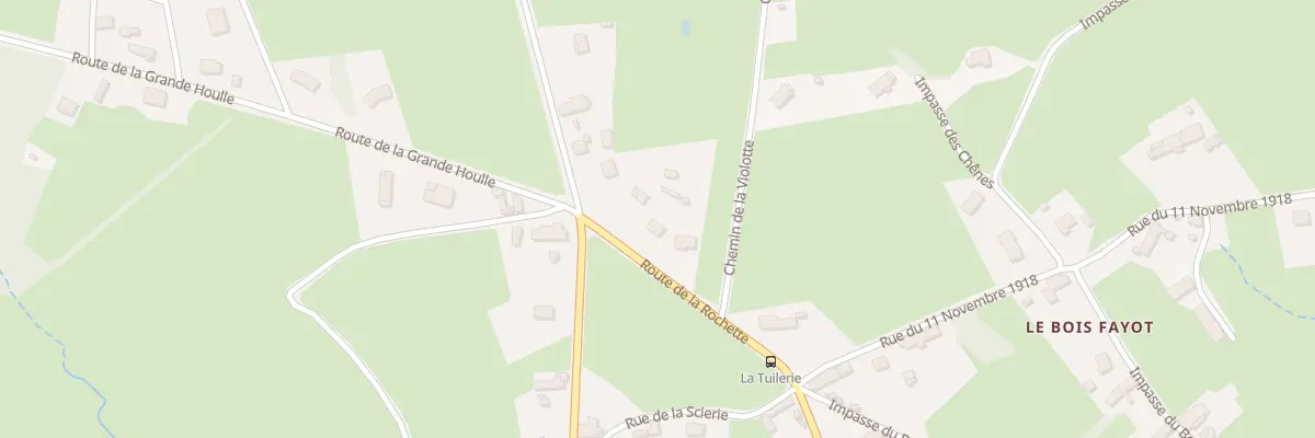 Plan du 37 Rte de la Rochette à La Motte-Saint-Jean