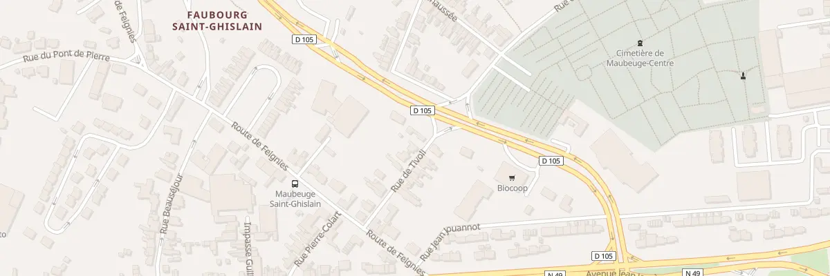 Plan du 78 Rue de Tivoli à Maubeuge