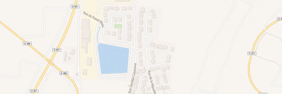 Plan du 385 Rue de la Republique à Dizy