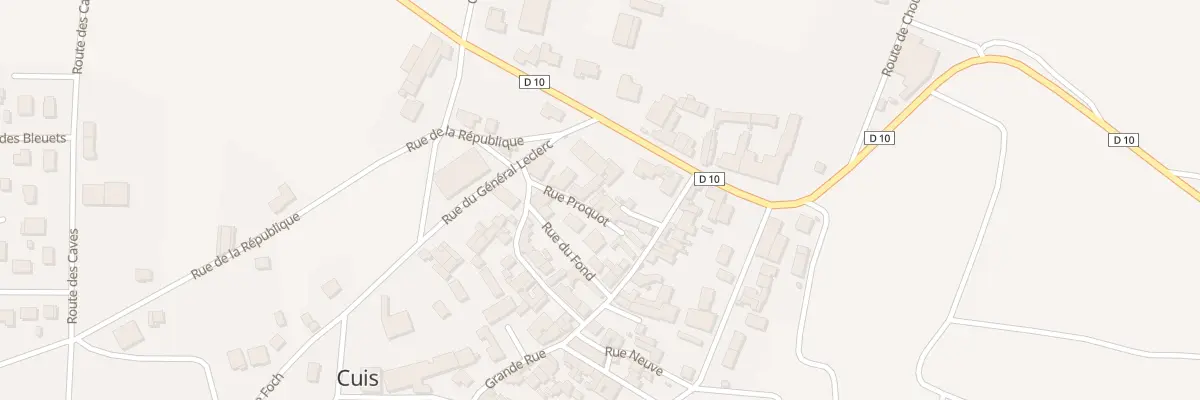 Plan du 6 Rue Proquot à Cuis