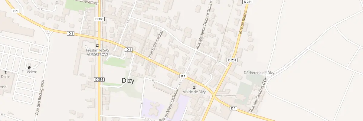 Plan du 33 Rue Dupont Suaire à Dizy