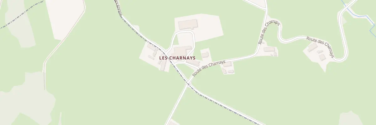 Plan du 5107 Les Charnays à Céron