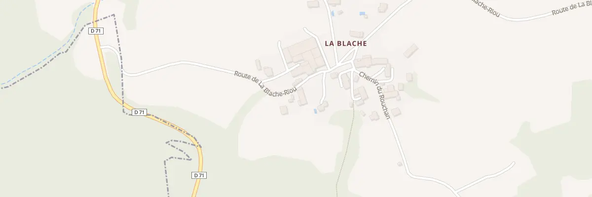 Plan du 370 Rte de La Blache-Riou à Malrevers