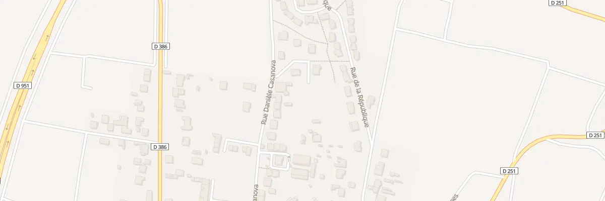 Plan du 540 Rue Daniele Casanova à Dizy