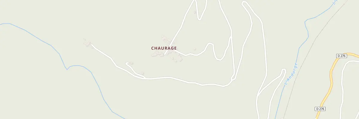 Plan du 7 Rte de Chaurage à Sainte-Cécile-d’Andorge