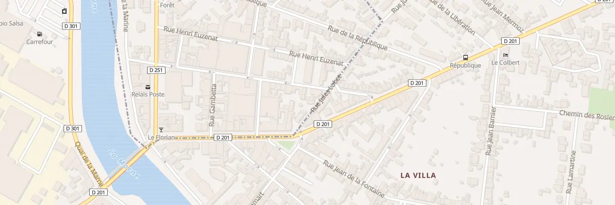 Plan du 7 Rue Jules Lobet à Magenta