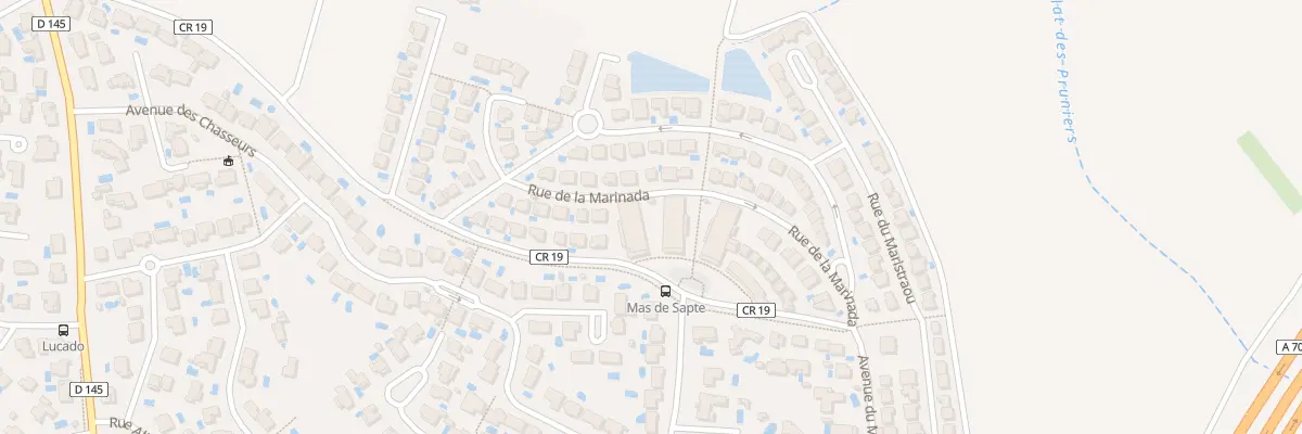 Plan du 14 Rue de la Marinada à Saint-Aunès