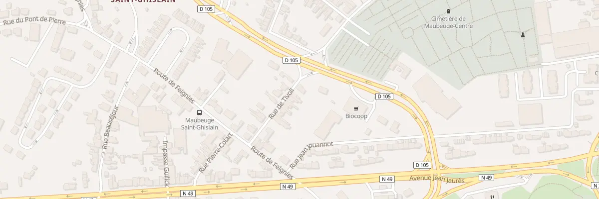 Plan du 69 Rue de Tivoli à Maubeuge
