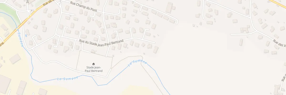 Plan du 42 Rue du Stade J-Paul Bertrand à Blavozy