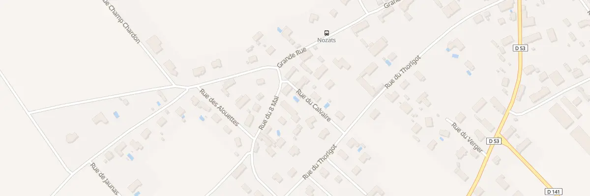 Plan du 2 Rue du Calvaire à Torvilliers