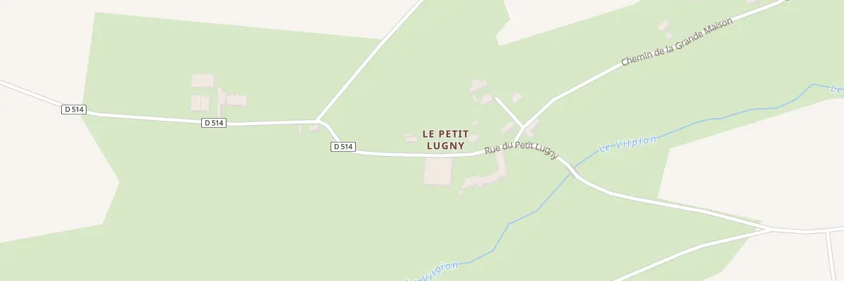 Plan du 3 Hameau du Petit Lugny à Thenailles