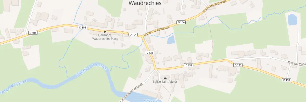 Plan du 5 Rue de l’Eglise à Flaumont-Waudrechies