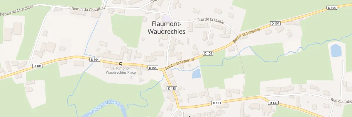 Plan du 2 Rue de la Mairie à Flaumont-Waudrechies