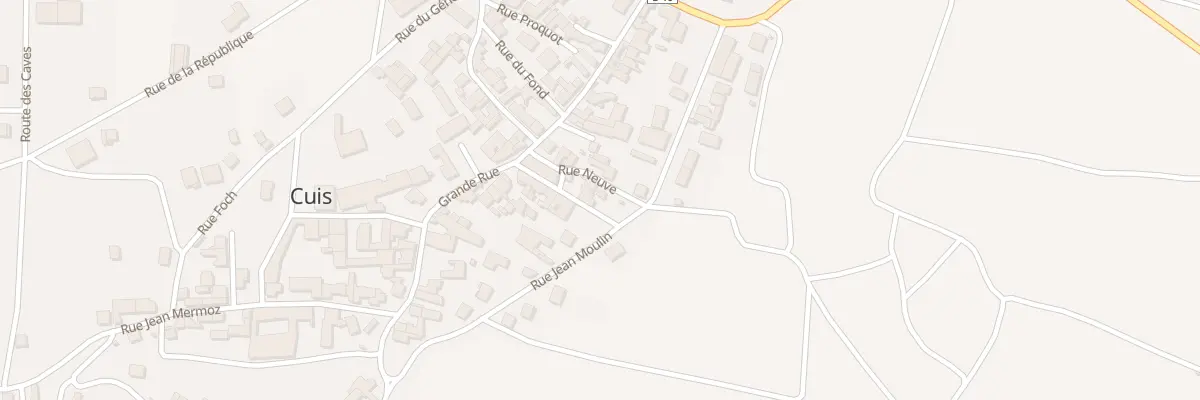 Plan du 2 Rue Pasteur à Cuis