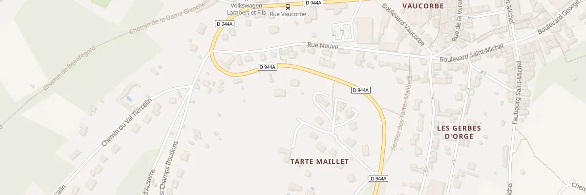 Plan du 6 Rte d’Auxerre à Tonnerre