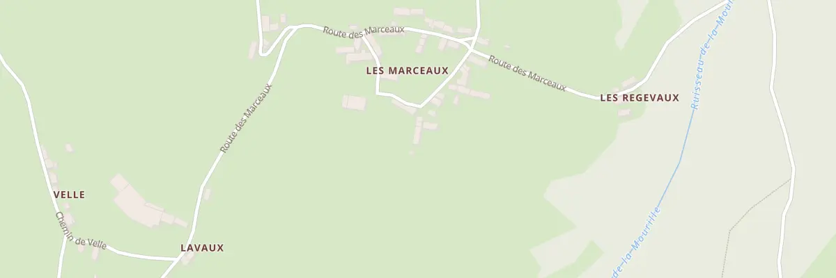 Plan du 24 Che de la Source à Villapourçon