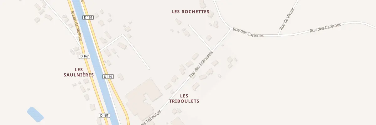 Plan du 5B Rue des Triboulets à Chassenard