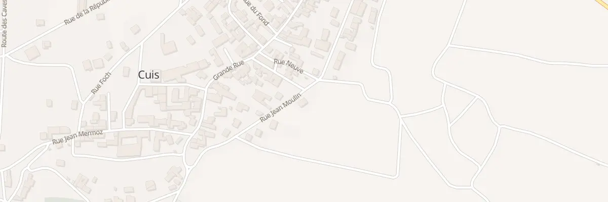 Plan du 15 Rue Jean Moulin à Cuis