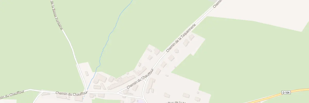 Plan du 3 Vc de la Taquennerie à Flaumont-Waudrechies
